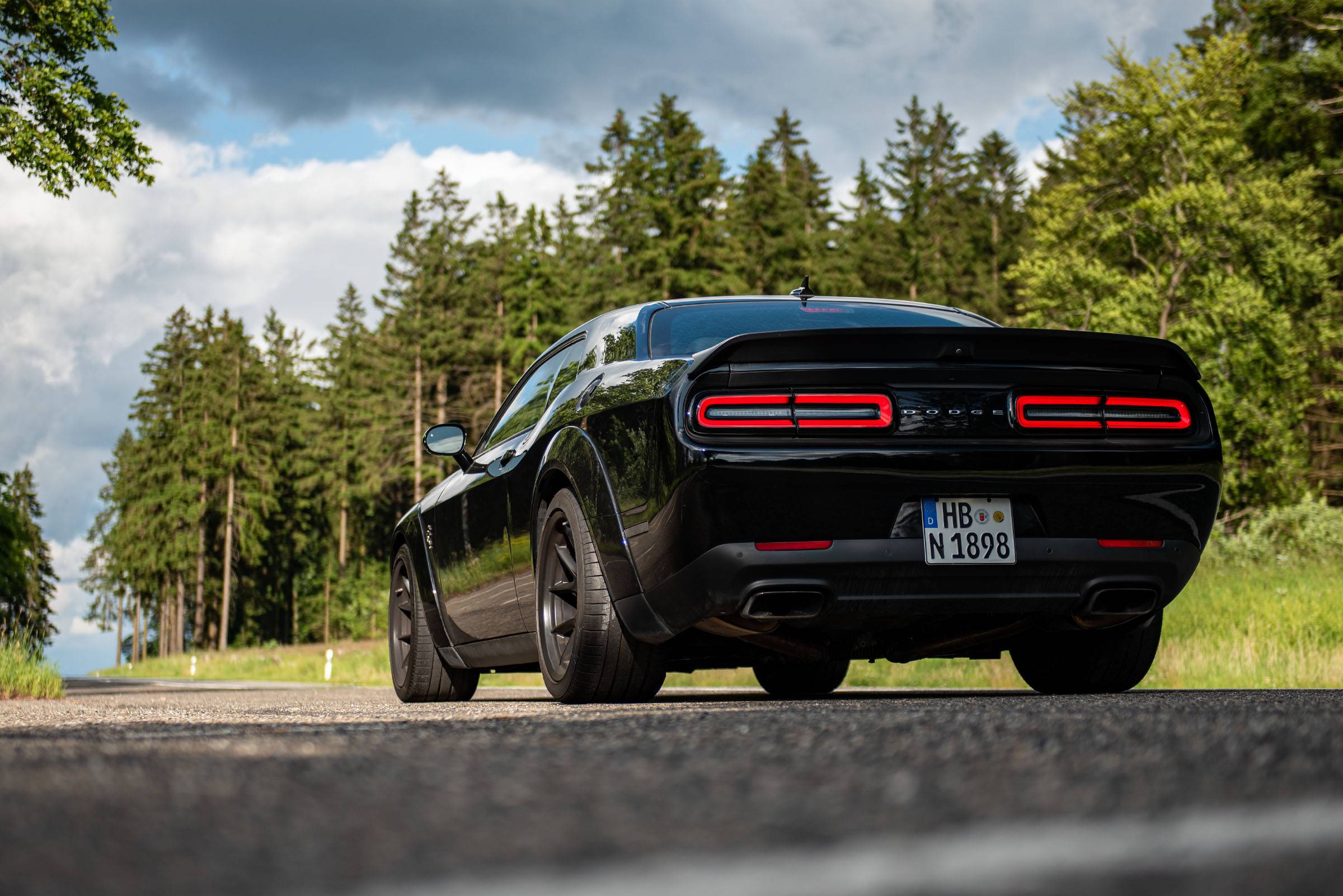 Dodge Challenger Hellcat Redeye - Heckansicht