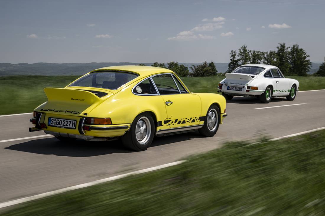 Porsche 911 Carrera RS 2.7 nella versione Touring 5