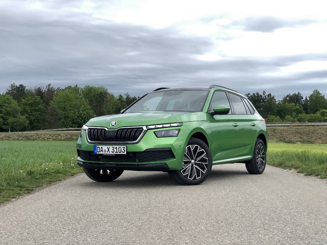 Skoda Kamiq Style Rallye Gruen 2020 Front links