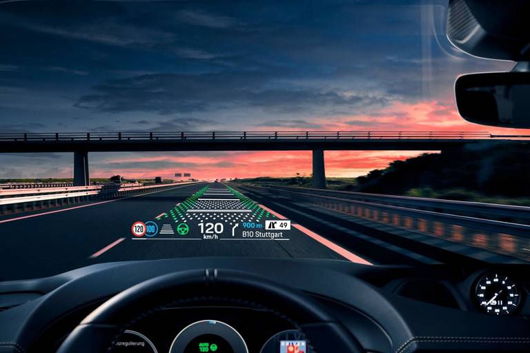 Porsche Macan Elektro 2024 - Head-up Display