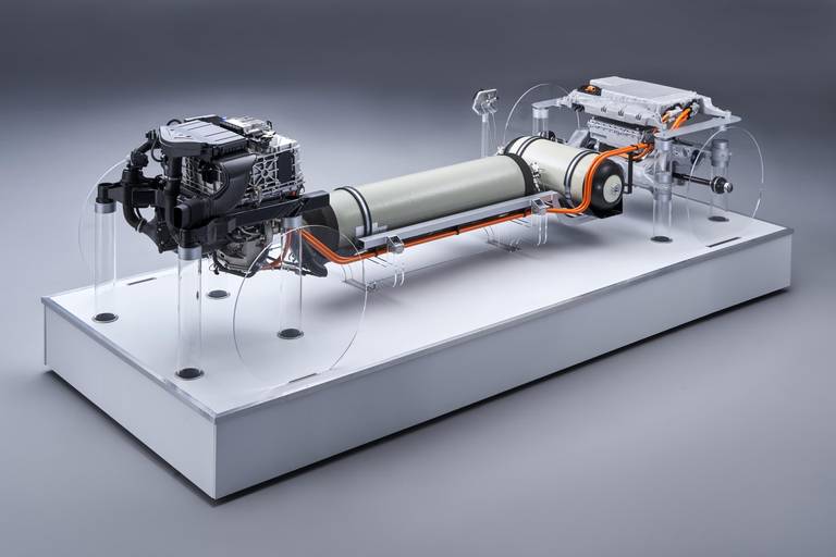 BMW i Hydrogen Next Antriebsstrang schraeg