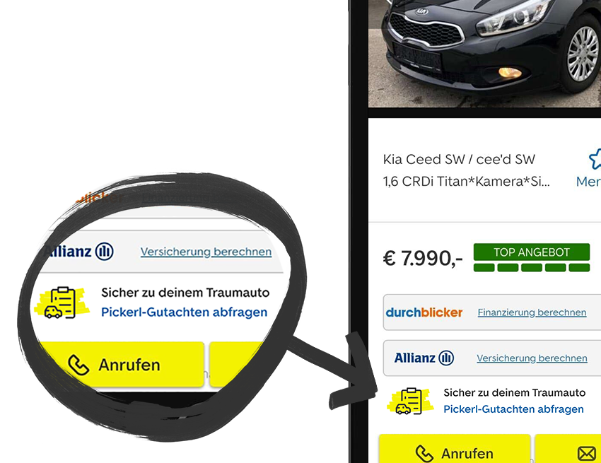Mock Up Pickerl Button Mobile
