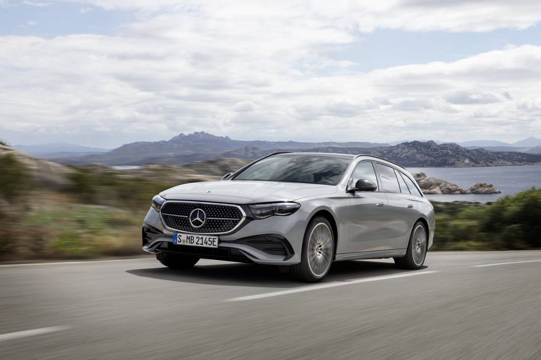 Mercedes E-klasse Estate (2023): beeldschone achterkant kost bagageruimte