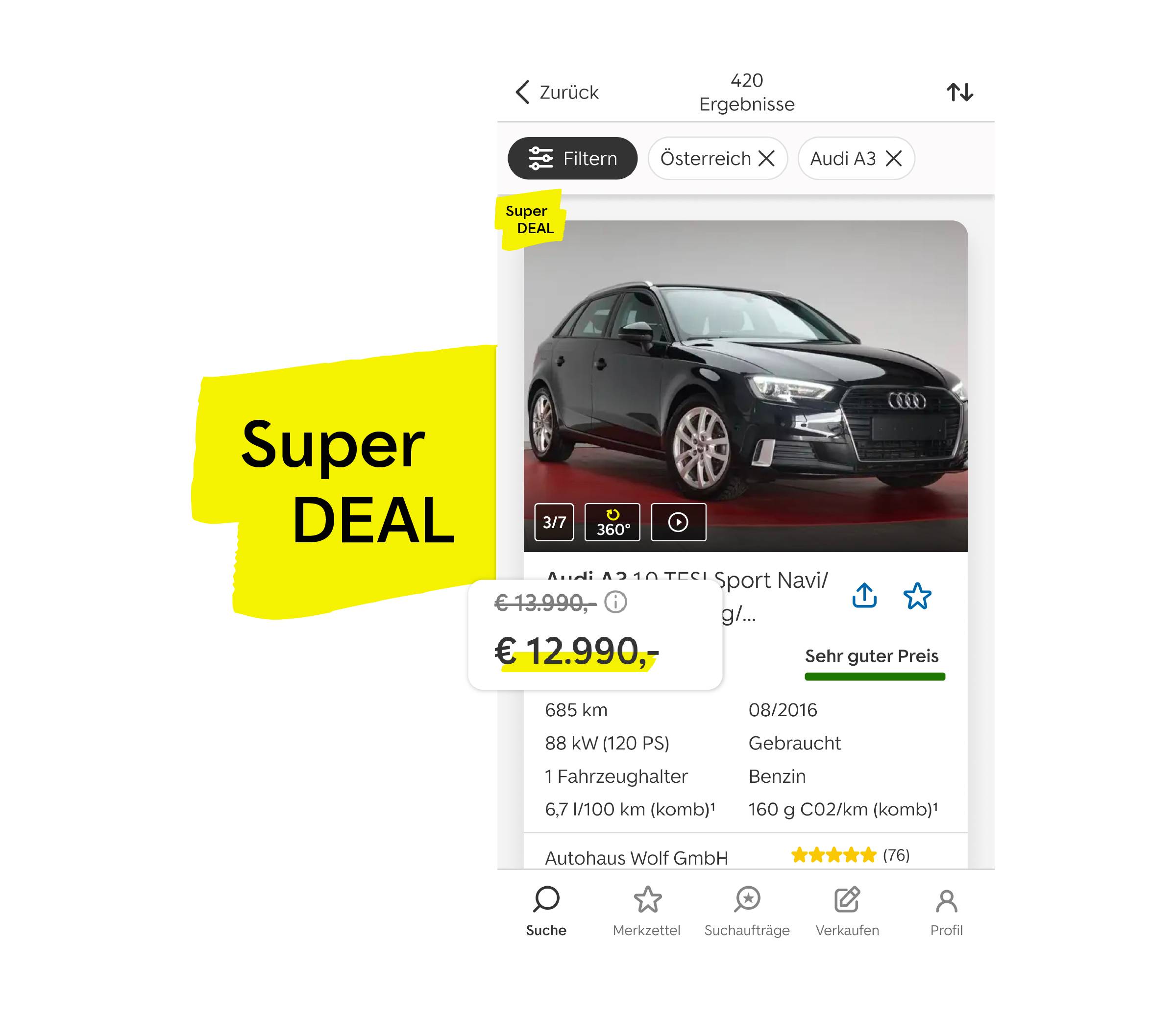 superdeal mockup at