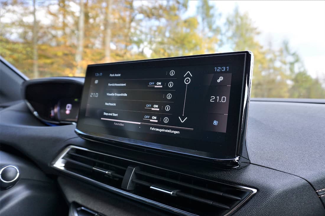 Peugeot 3008 5008 Facelift 2020 Int Display Night Vision