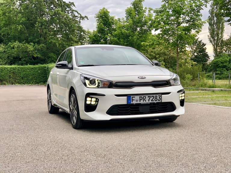 Kia Rio GT-Line Weiss Front Nebelscheinwerfer