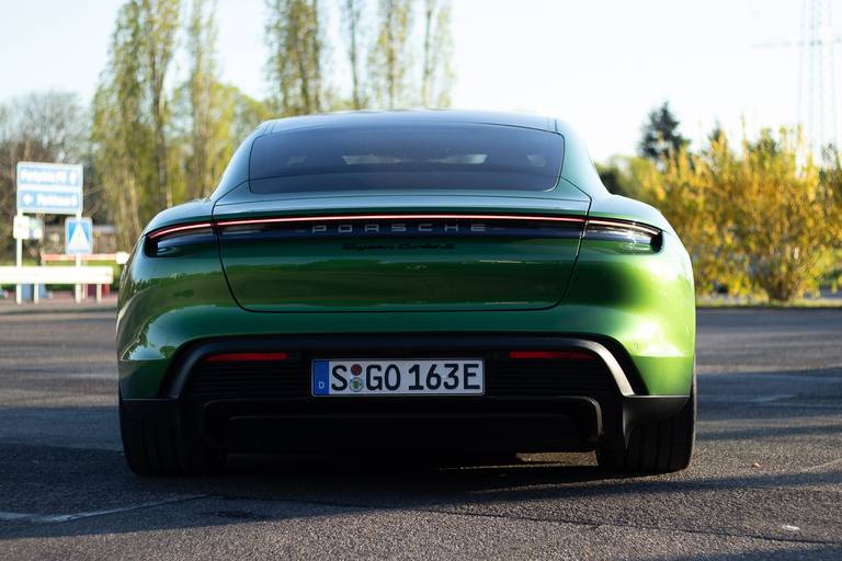 Porsche Taycan Turbo S Back 1