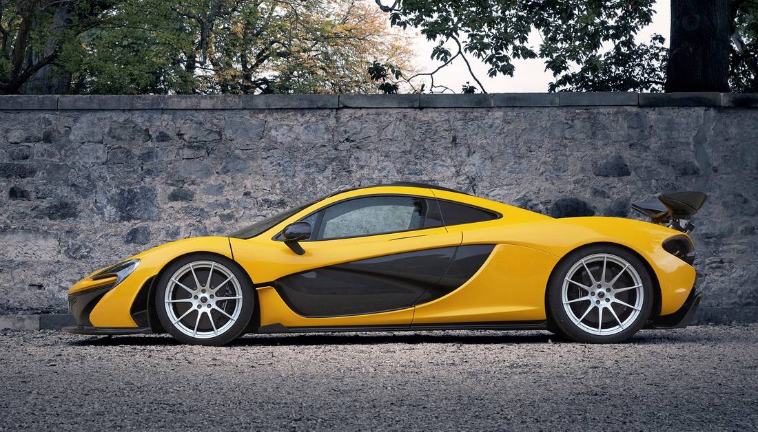 mclaren-p1-gelb-seitenansicht