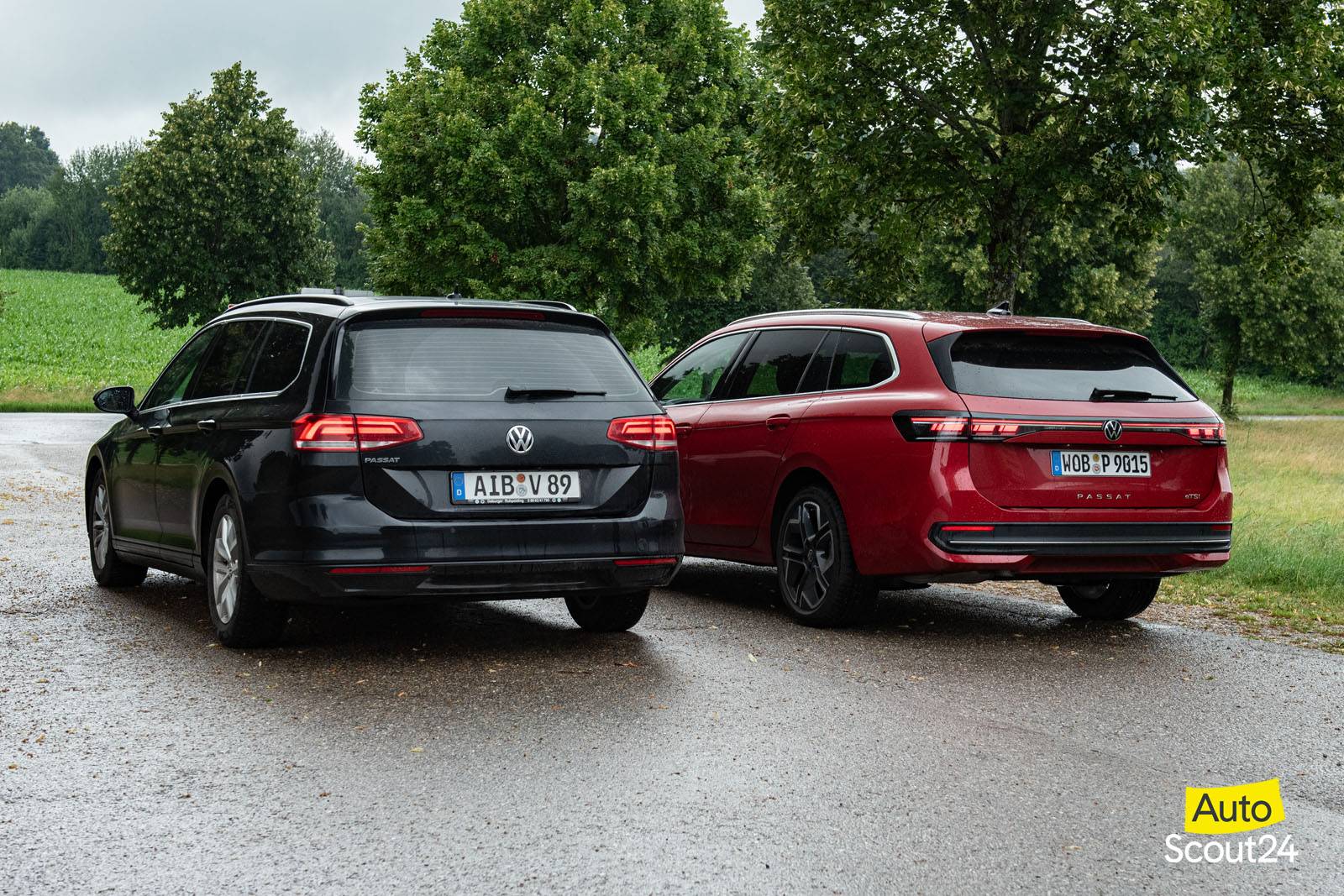 VW Passat Variant B9 - B8 Heckansicht