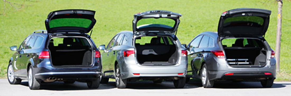 Vergleichstest: VW Passat Variant, Hyundai i40cw, Toyota Avensis Combi – VW hat den Größten
