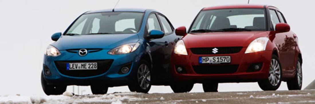 Vergleichstest: Mazda 2 vs